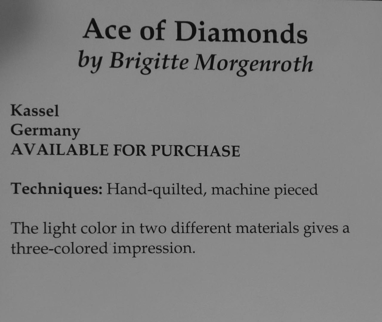 "Ace of Diamonds" by Brigitte Morgenroth - Sign